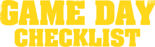 CUTCO's Game Day Checklist